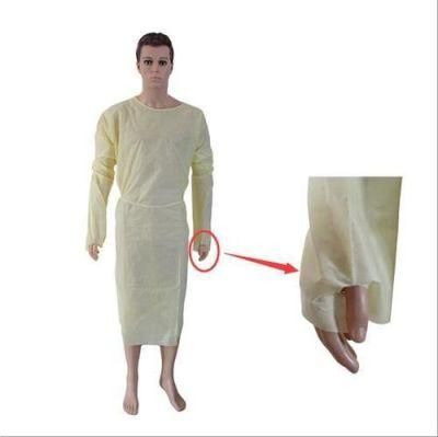 Disposable PP Medical Surgical Isolation Gown