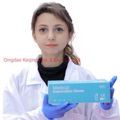 Powder Free Cheap Disposable En 455 Hot Sale Medical Supplier Nitrile Gloves