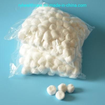 100% Nature Cotton Medical Absorbent Non-Sterilized and Sterilized Cotton Balls