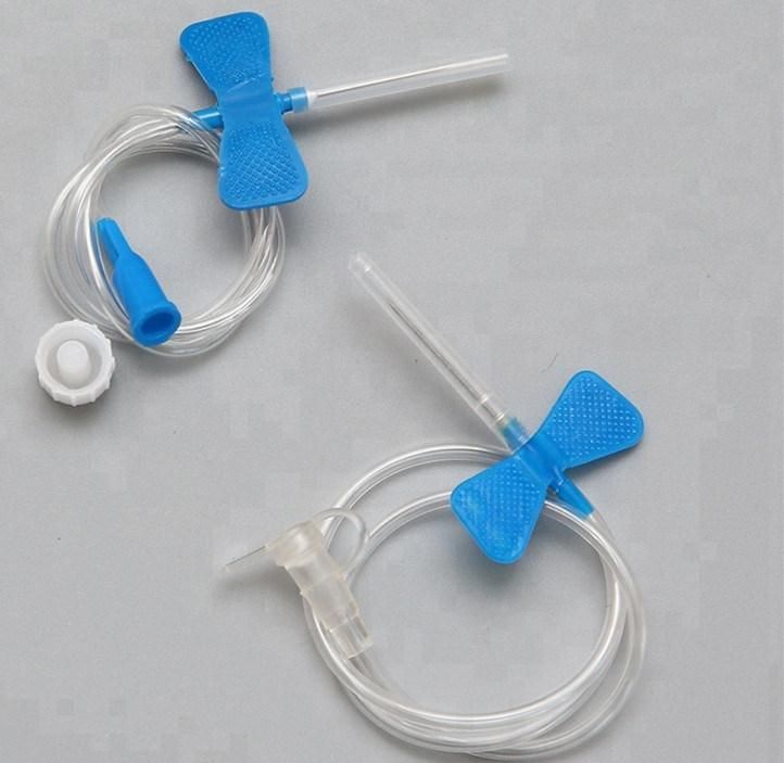 Catheter Soft Scalp Vein Set Needle 23G Prevent Knot