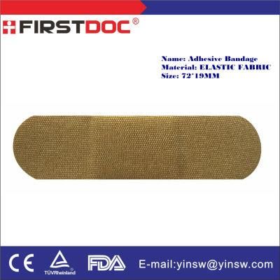 72X19mm Elastic Fabric Adhesive Bandage - Flexible Fabric, Fingertip