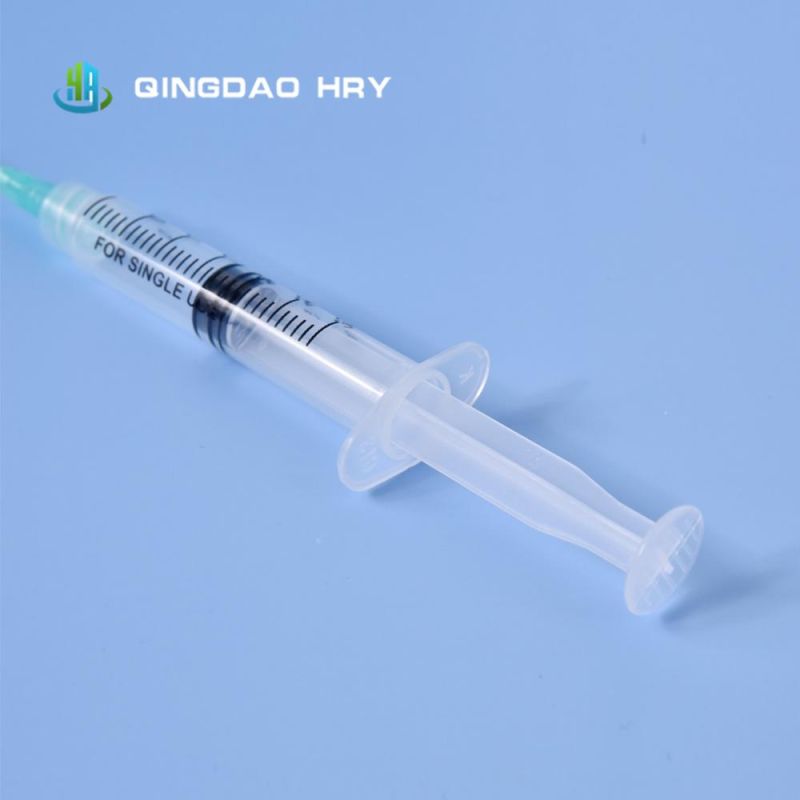 Disposable 3ml Medical Luer Lock/Slip Syringe Manufacturer with CE FDA ISO 510K