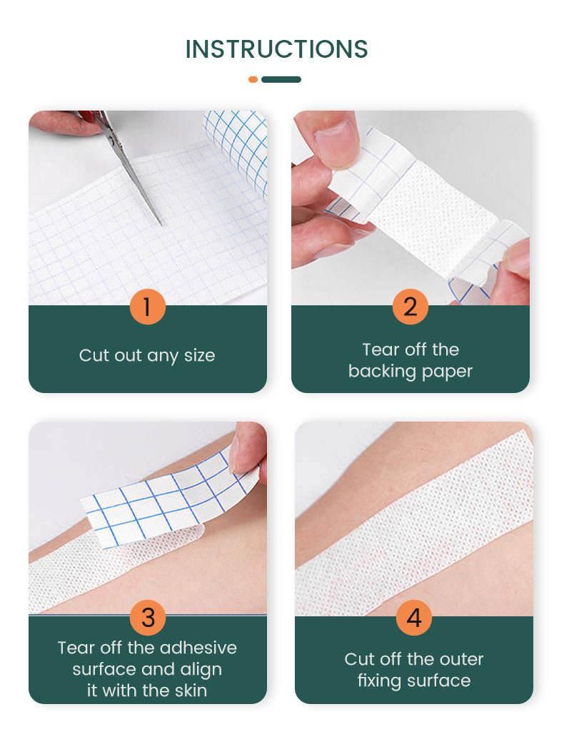 OEM Hospital Surgical Medical Consumables Adhesive Nonwoven Bandage Fixing Tape
