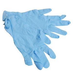 Wholesale Price Disposable Waterproof Oil Proof Powder Free Blue Safety Medical Nitrile Gloves Protective Household Working