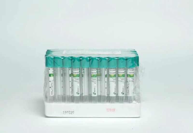 Medical Disposable Vacuum Blood Collettion Sodium Heparin Tube with CE&ISO