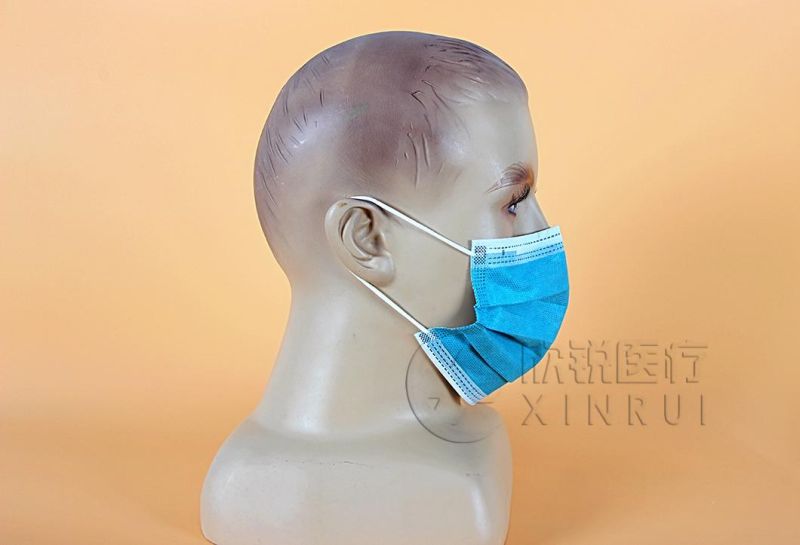 Disposable 4-Ply Non-Woven High Level Surgical Face Mask with Ear-Loop En 14683 Type Iir