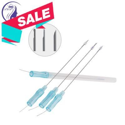 Disposable Face Lifting Collagen Eyes with Cannula Needle Contour Pdo Molding Thread