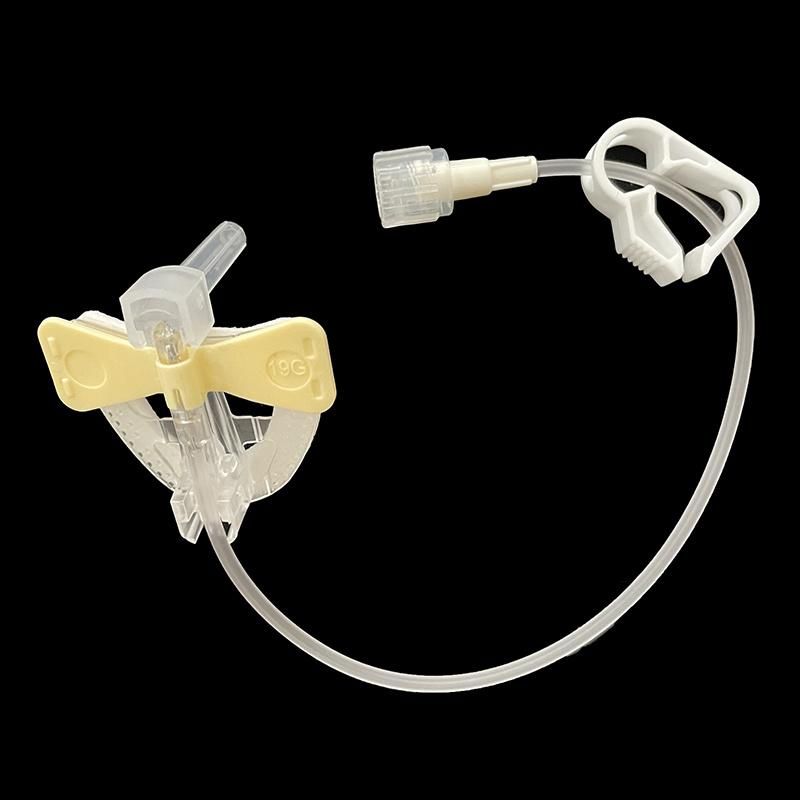 Wholesale Disposable Safety Huber Needle with Luer Lock Y Access