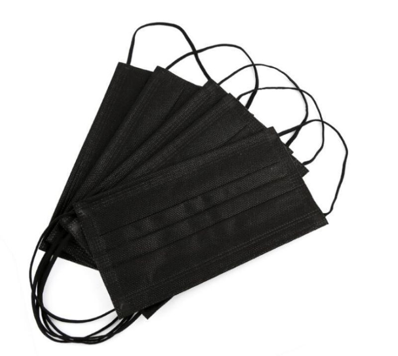 Medical Nonwoven Disposable Black Face Masks