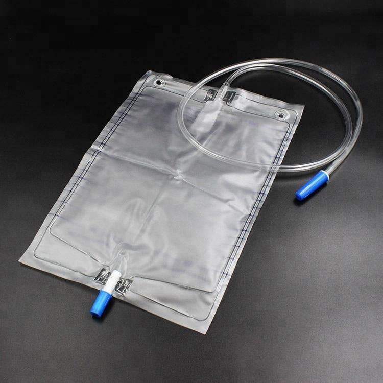 Medical Disposable 2000ml Economic Adult Urine Drainage Collection Bag Disposable Urine Bag