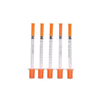 FDA 510K ISO13485 CE Good Quality 1ml Insulin Syringe