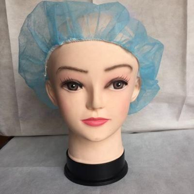 Disposable Head Cover Mob Bouffant Cap Non Woven Disposable Hair Nets