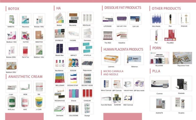 Genuine 2 Syringes Cosmetics Korea Brand Beauty Equipment Hyaluronic Acid Bonetta Skin Care Dermal Filler with Best Price