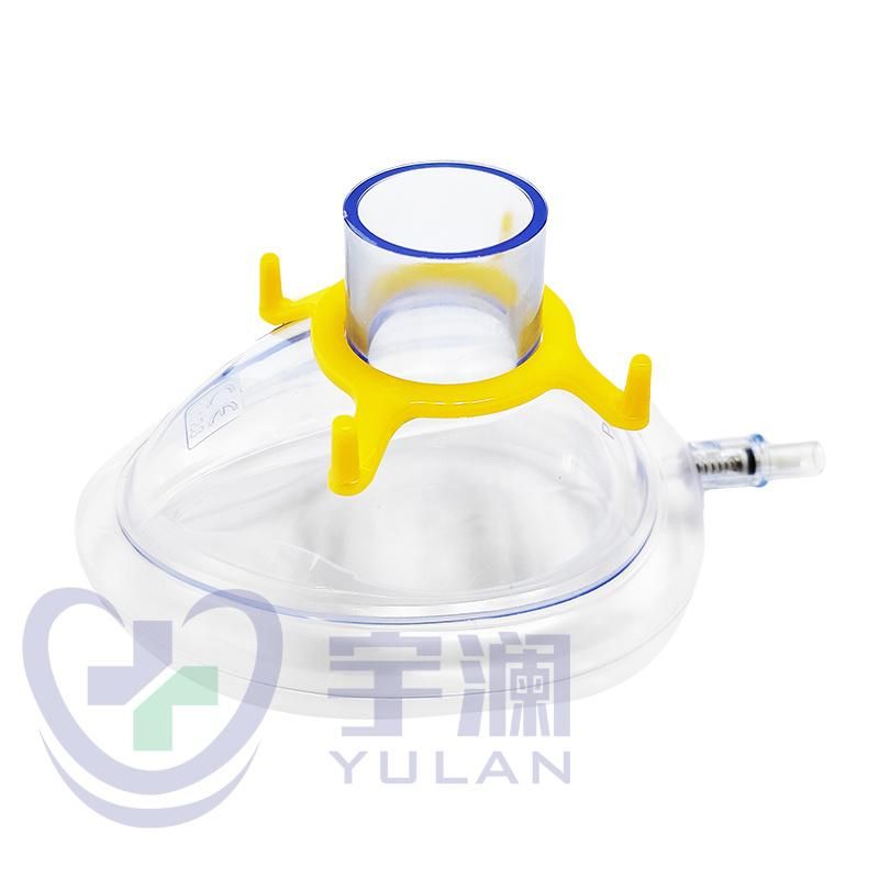 Disposable Medical PVC Anesthesia Mask Face Mask Pediatric Size 2