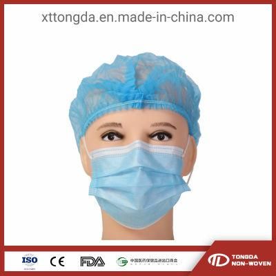 3 Ply Non Woven Medical Surgical Mask Disposable Face Mask OEM Size and Color with CE