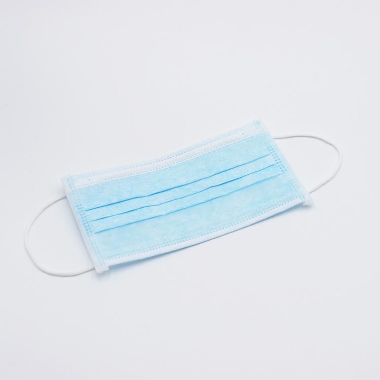 Factory Wholesale 3 Ply Disposable Non-Woven/Meltblown/TNT/Protective 3ply Surgcal Medcal Face Mask, Dust Facial Mask, Respirator Mouth Safety Mask