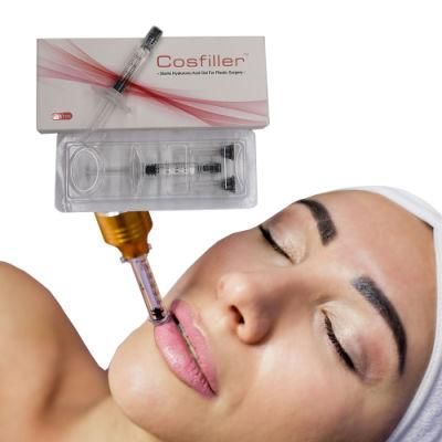 Cosfiller 2ml Derm Anti Wrinkle Hyaluronic Acid Dermal Filler for Lips