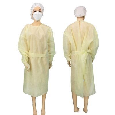 Sterilized Surgical Level 1 Gowns China Antistatic SMS Isolation Gown