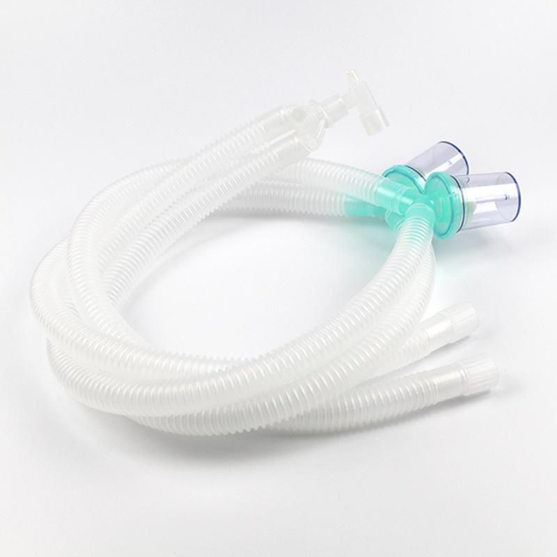 Medical Disposable Corrugated Ventilator Anesthesia Circuit for ICU