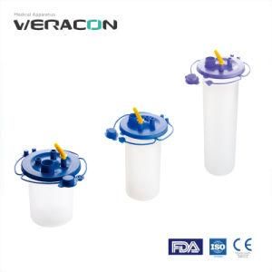 1300/1800/320ml Suction Canister and Liner Ce, ISO Approval