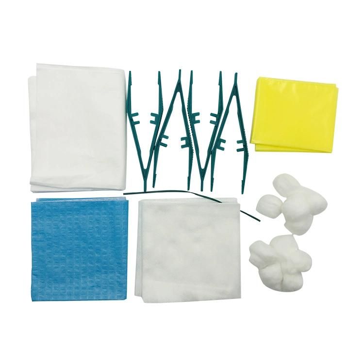 FDA CE ISO Approved Sterile Surgical Wound Dressing Kit Tray