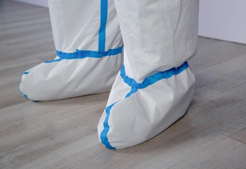 Protection Gown GB19082-2009 Certificated Disposable Medical Protective Coveralls