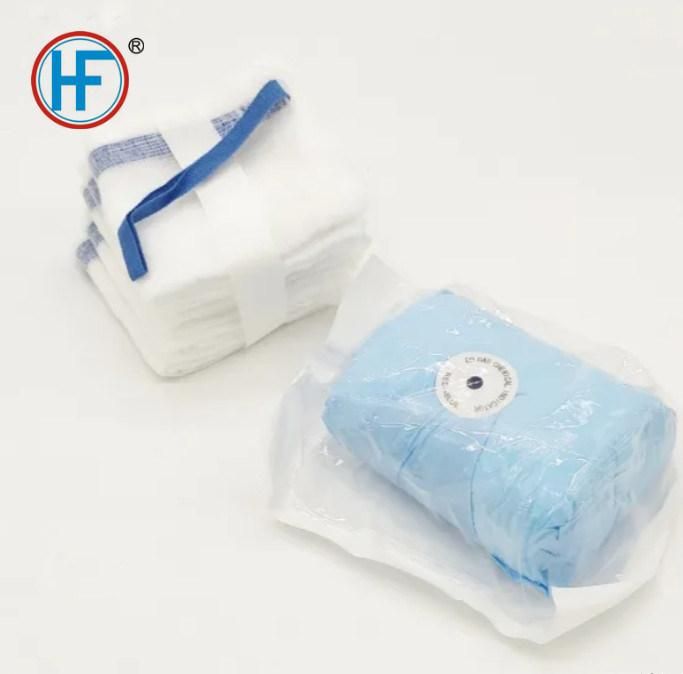 Mdr CE Approved Gama Ray Sterilization 100% Cotton Yarn Fabric Medical Surgical Sponge