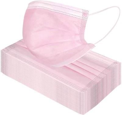 Masque Chirurgical 3 Plis a Elastiques Rose - Type II Pink 3-Ply Elastic Surgical Mask - Type II