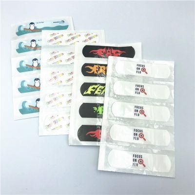 Custom Logo Nurse Sticky Notes Brown Black Injection Bandage Band Aid Custom Print