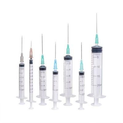 Wholesale Disposable Syringe with Varied Volumes (1-60ml) for Hypodermic Injection