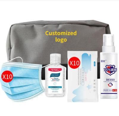 Personal Prevention Sanitizer Kit Disinfection Protection Hotel Family Health Portable Travel Health Pack