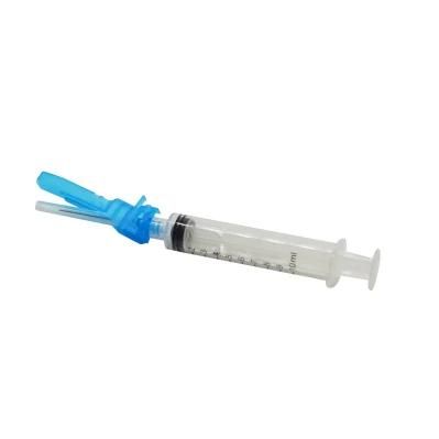 CE FDA Approved Disposable Syringe Luer Lock for Vaccine with Safety Needle