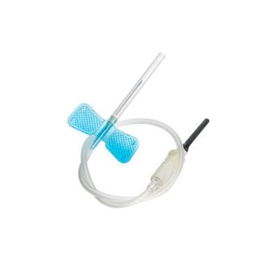 Medical Consumables 21g 22g 23G 24G Venous Blood Collection Safety Butterfly Needle in Injection &amp; Puncture Instrument