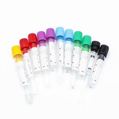 Disposable Medical Vacuum Blood Collection Tube, Vacuum Glass/Pet Tube