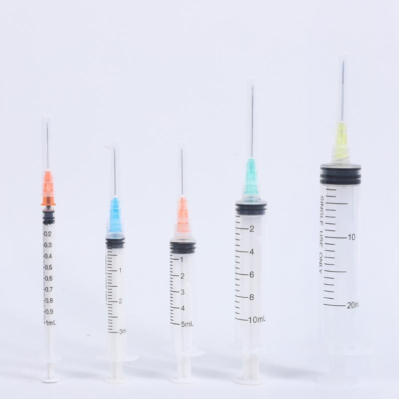 Various Specifications New Product Plastic Hospital Medical Needles Syringe