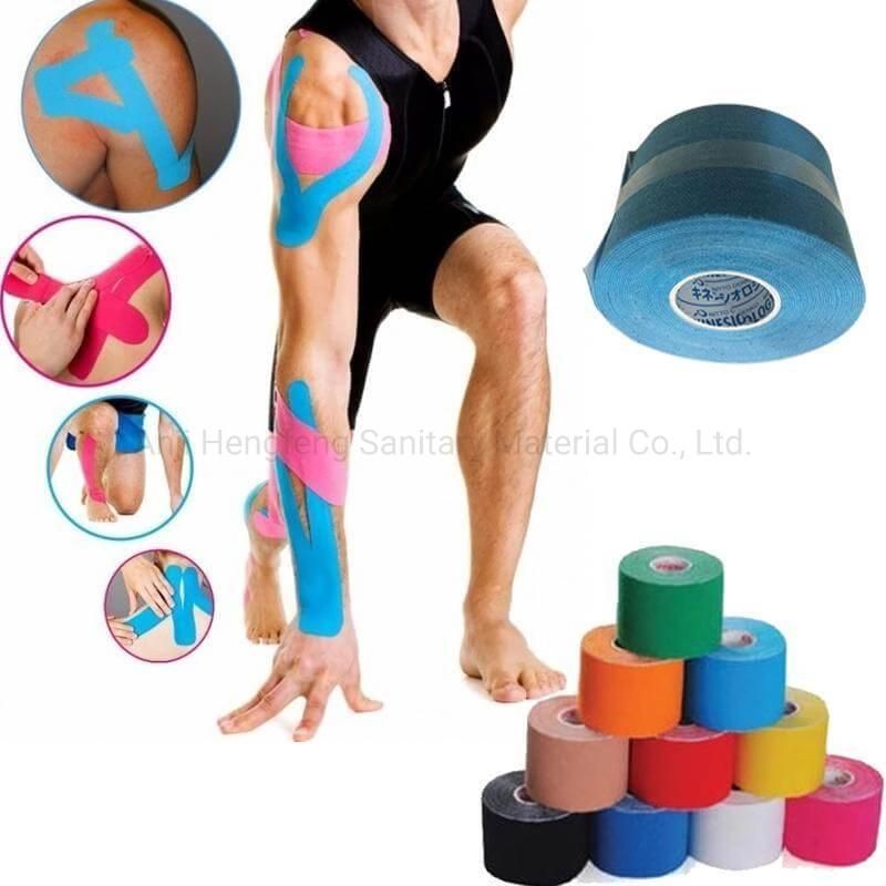 Premium Kinesiology Tape Athletic Tape Supports & Protects Muscles, Knees, Shoulders & Plantar Fasciitis Waterproof & Hypoallergenic Uncut Kinesiology Tape