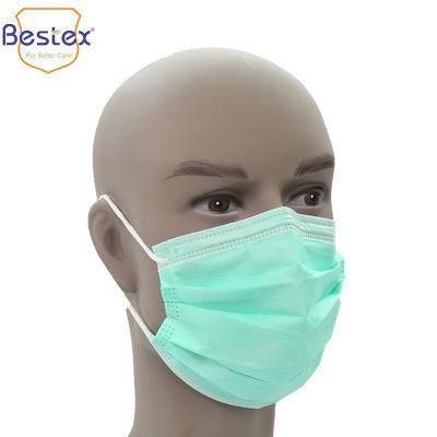 Disposable Protective Face Mask with ISO13485 Registration for Health and Surgery