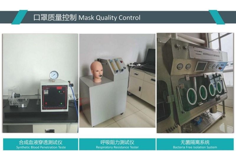 Factory Price Disposable Face Mask 3 Plys Non Woven ISO Certificate More Than 98.7%   Mask Three Layer Folding Design