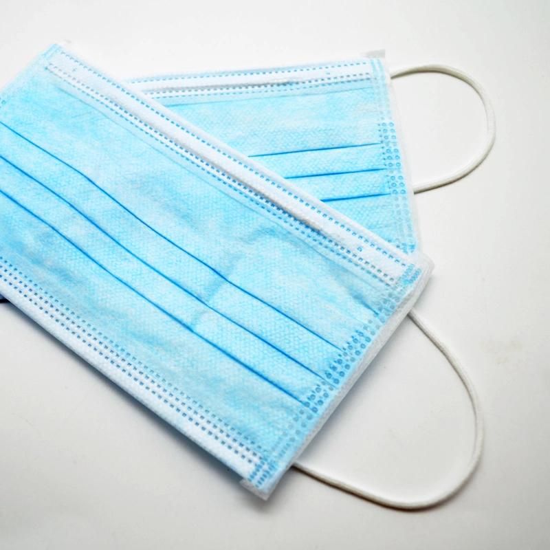 Healthcare PP Nonwoven 3ply Disposable Surgical Face Mask