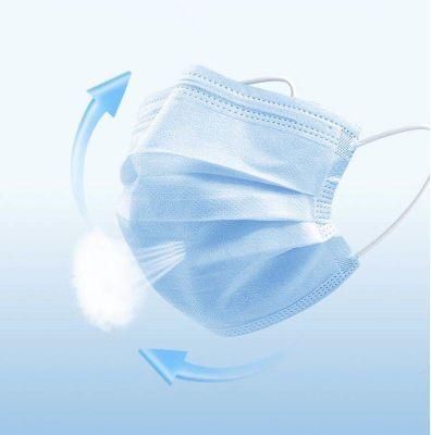 Ce Manufacture Hot Sales 3 Ply Non-Woven Face Mask Medical Face Mask Disposable Face Mask with Ear Loop
