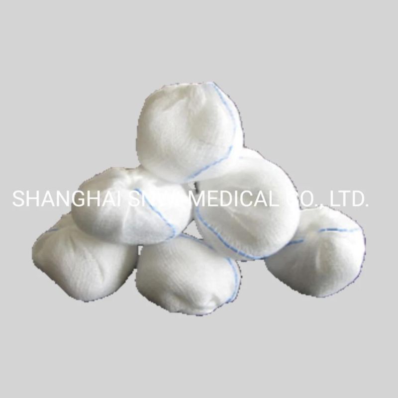 CE Approved Hospital Use Medical Cotton Gauze Ball Non-Woven Surgical Dressing Fabric Ball