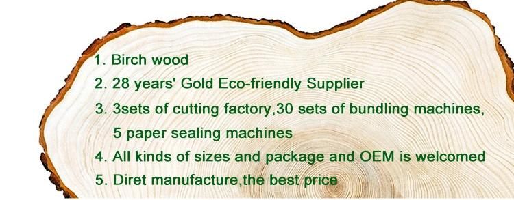 Sterilized Medical Disposable White Birch Wood Tongue Depressor Used in Hospital