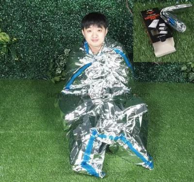 Durable First Aid Silver Aluminum Foil Pet Emergency Sleeping Bag