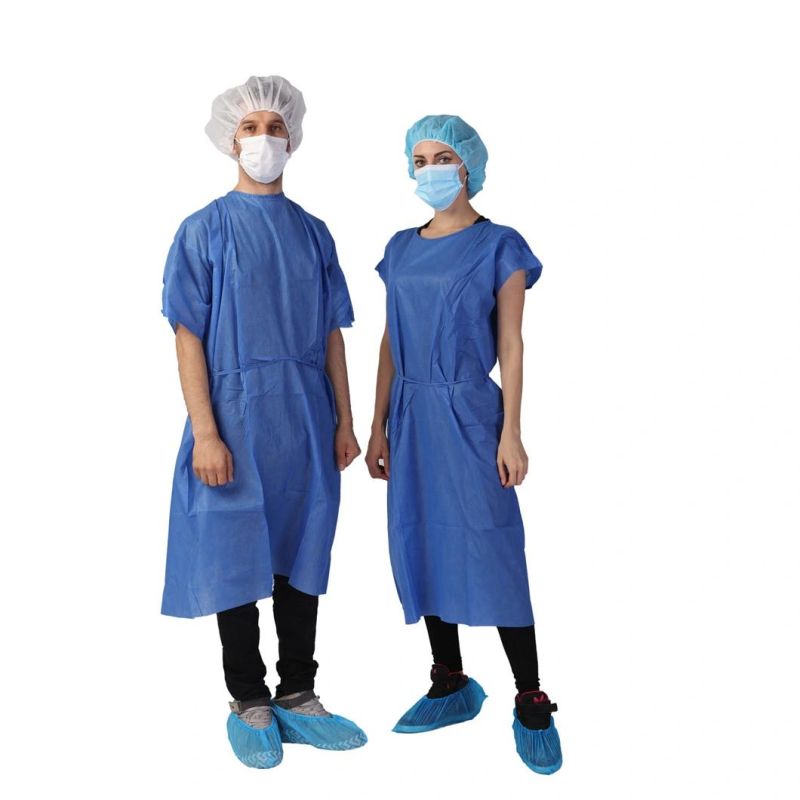 PP Medical Isolation Gown Level 2 Disposable Protective Isolate Clothing Non-Woven for Hospital