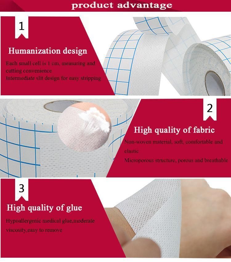 HD340 Wound Care Products Dressing Retention Tape Adhesive Non-Woven Tape Roll