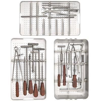 Anterior Thoracic and Thoracolumbar Plate System Instrument Set Orthopedic Spine Surgery Instrument