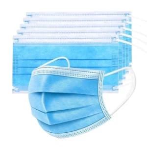 3ply Blue Earloop Disposable Face Mask for Ordianry Protection Mascarilla Face Masks for Sale
