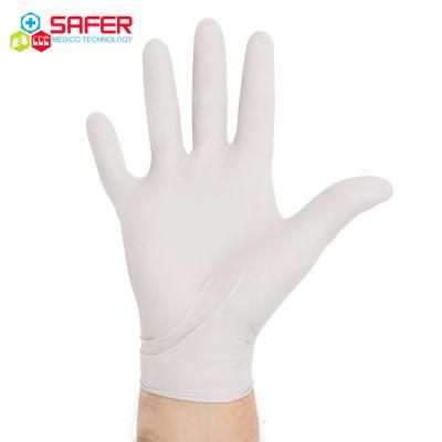 Disposable White Nitrile Powder Free Extra Strength Working Gloves