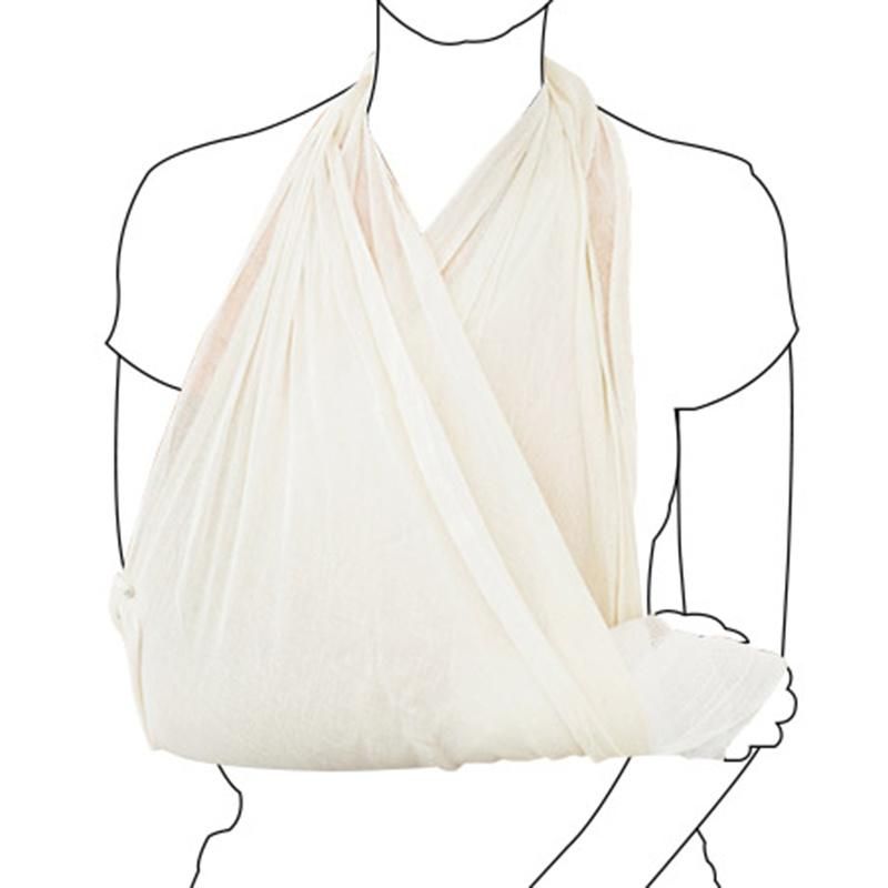 Medical Non Sterile 100% Cotton Triangular Bandage - China ISO Ce Triangular Bandage, Triangular Bandage Manufacturer
