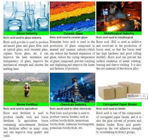 Medical Grade Flakes Boric Boric Acid Price Boric Acid Vaginal